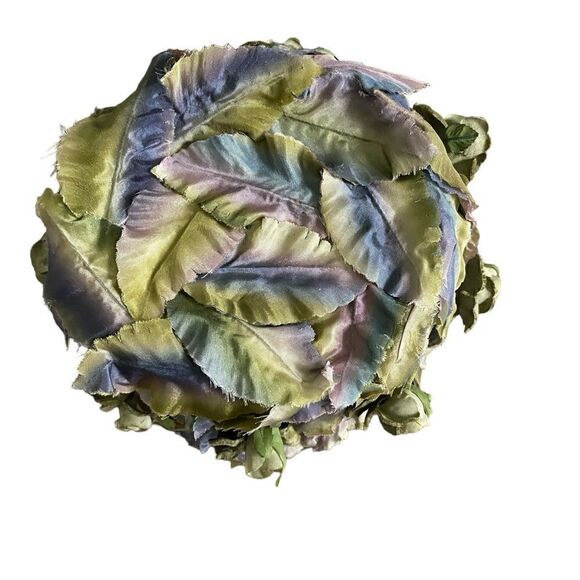 Vintage 50's-60's Silk Floral Bucket Hat - Picture 6 of 12